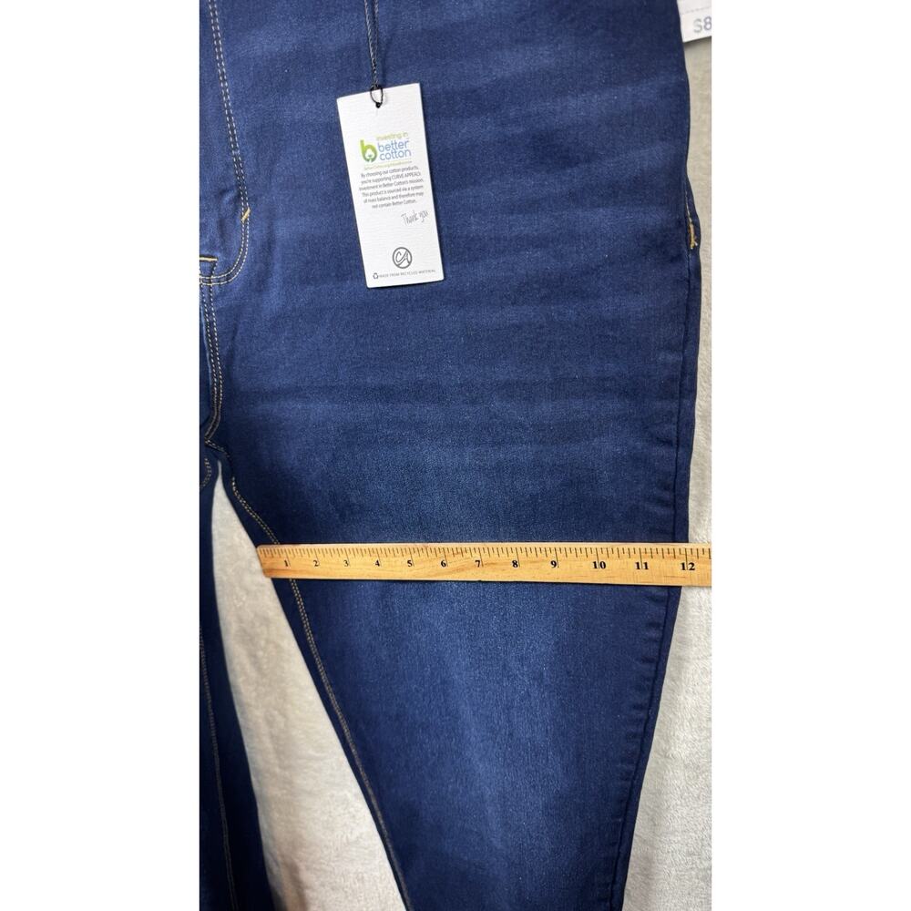 CURVE APPEAL NEW Women Jeans 22W Blue High Rise Skinny Comfort Waist Tummy Tuck - Picture 6 of 10